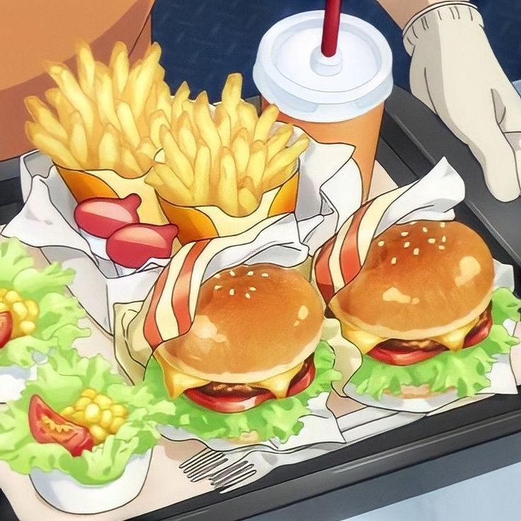Ảnh fastfood anime