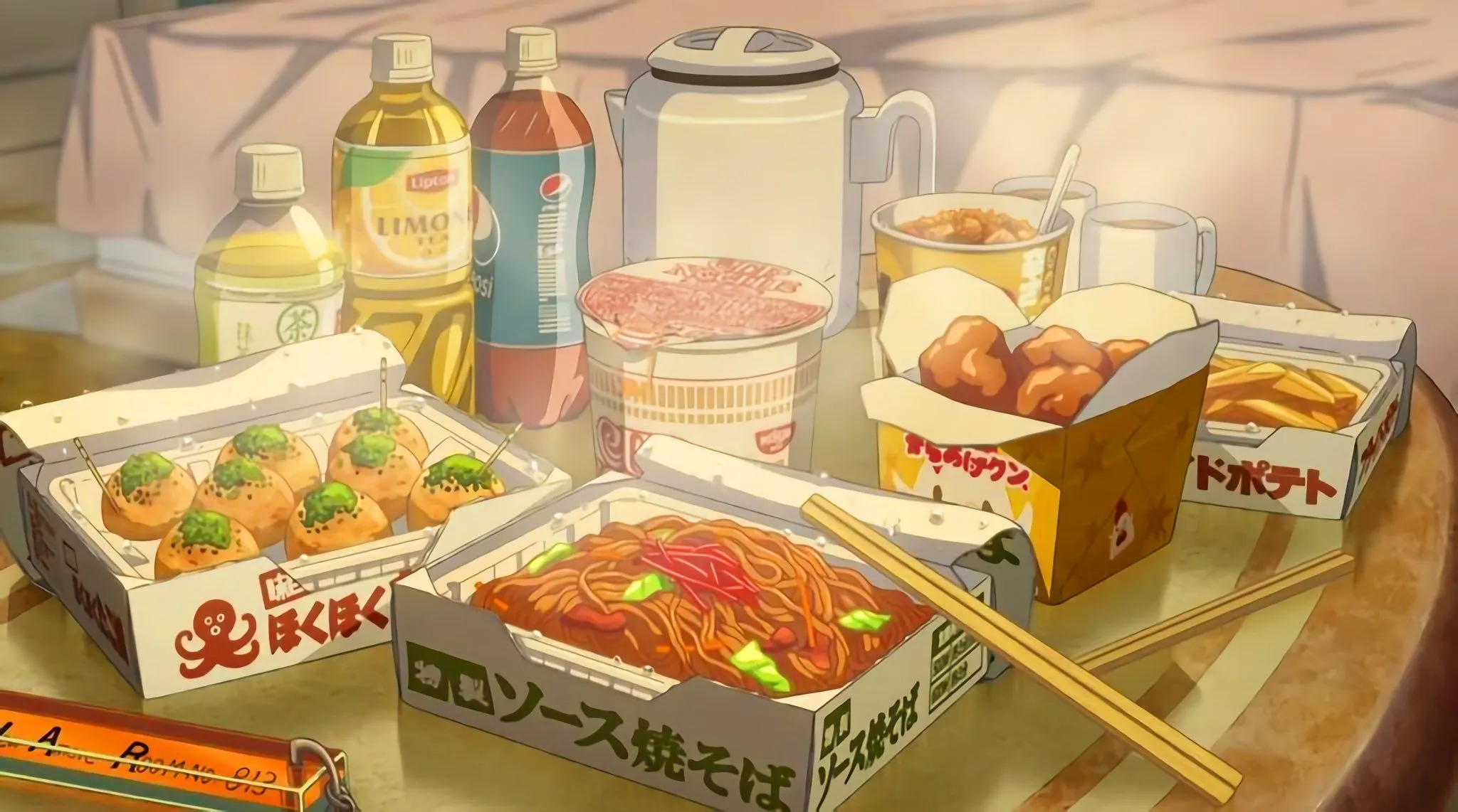 Hình ảnh đồ ăn phong cách anime