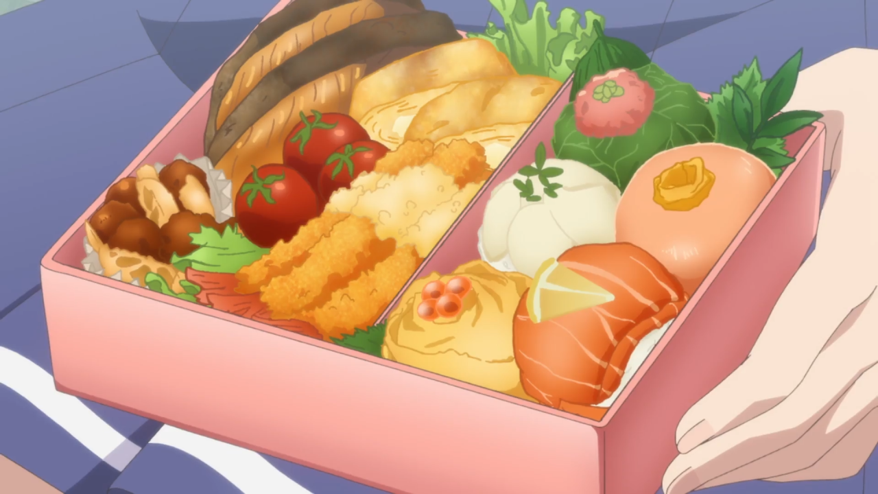 Hình nền đồ ăn Anime cute