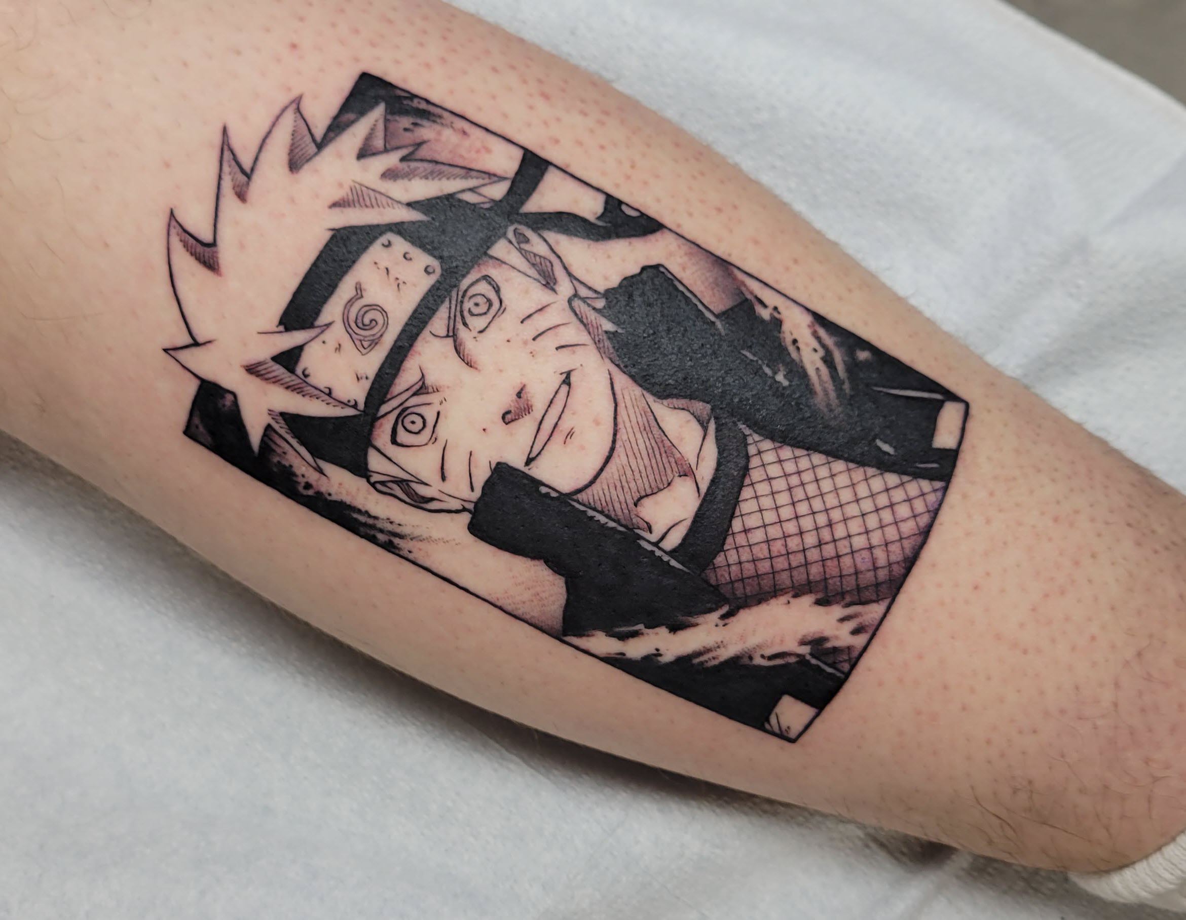 NarutoSasuke tattoo I got about a year ago Anyone else got any Naruto  tats to show  rNaruto