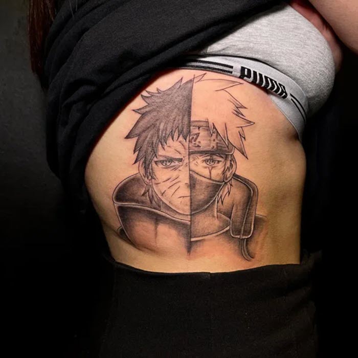 Hình xăm nhân vật Naruto