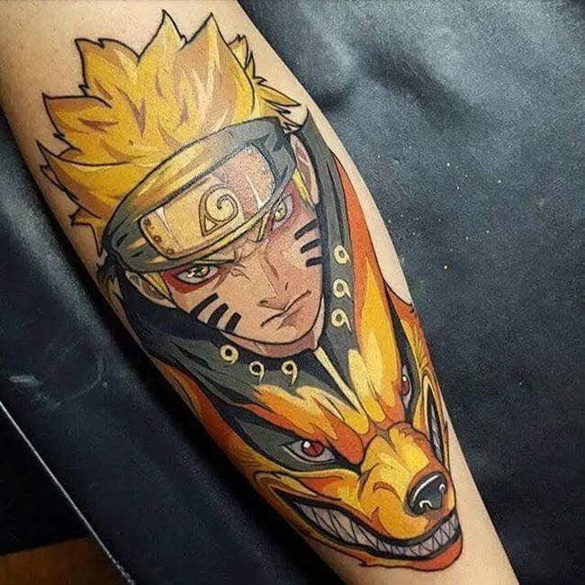 Mẫu hình xăm Naruto đẹp nhất cho nam
