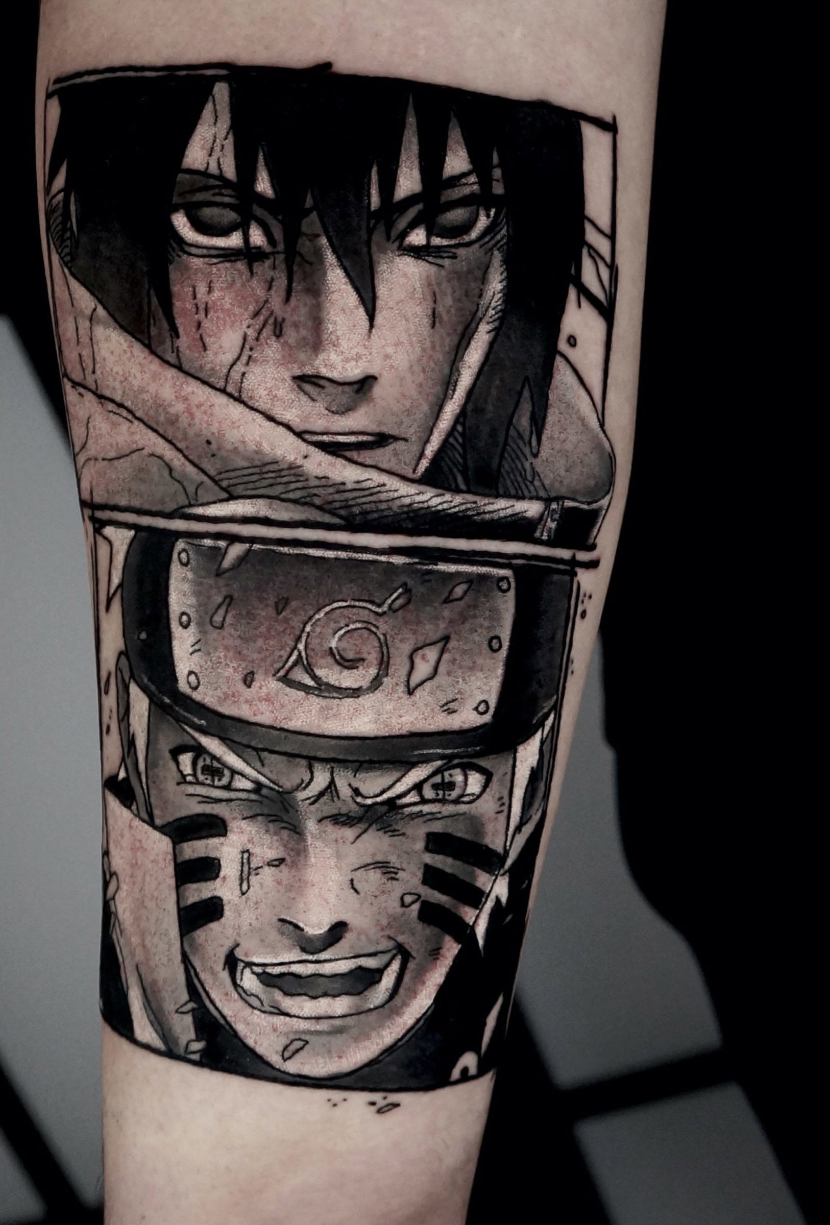 Tattoo uploaded by ART NOUVEAU TATTOO PARLOUR  Manga tattoo sasuke vs  itachi  Tattoodo