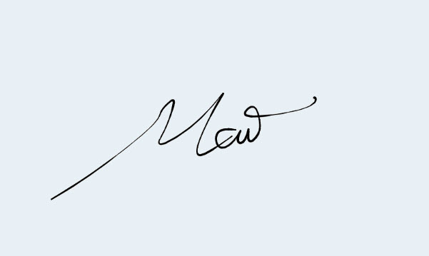 Mẫu chữ ký đẹp viết tay tên Mai