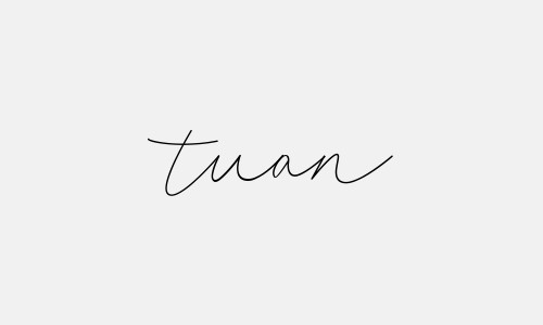 Những mẫu chữ ký tên Tuấn đơn giản đẹp