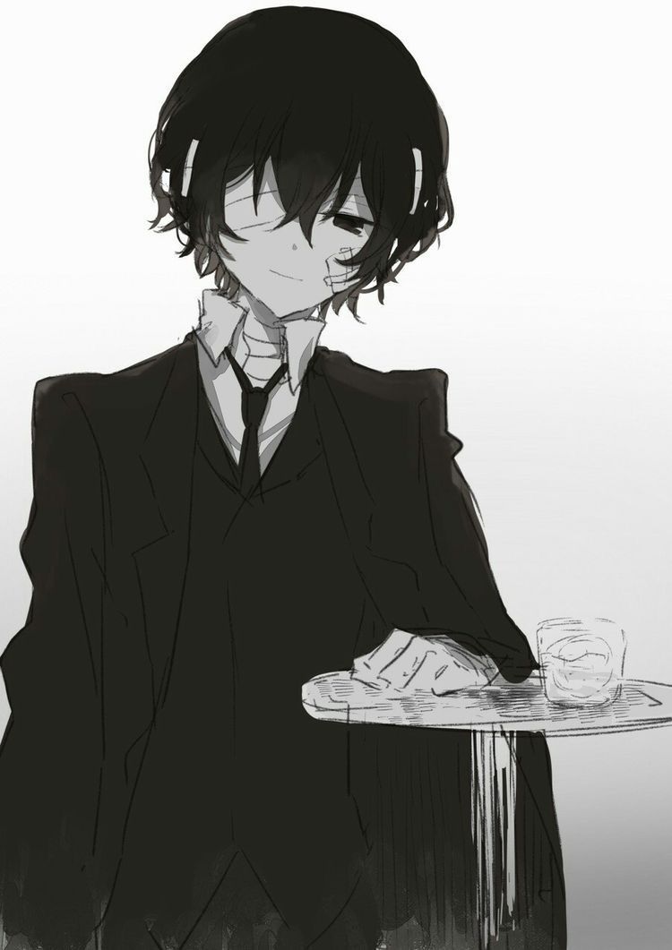 Hình avatar Anime đen trắng đẹp nhất