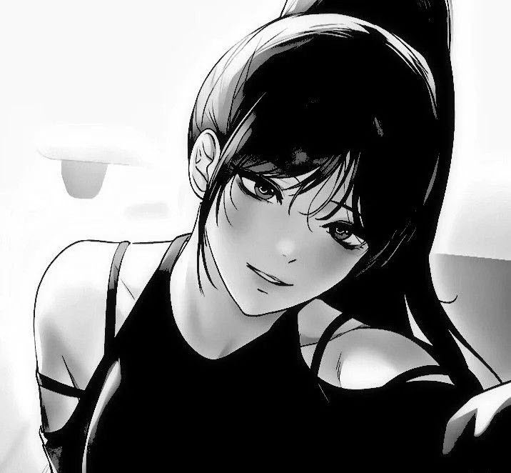 Hình avatar Anime đen trắng đẹp
