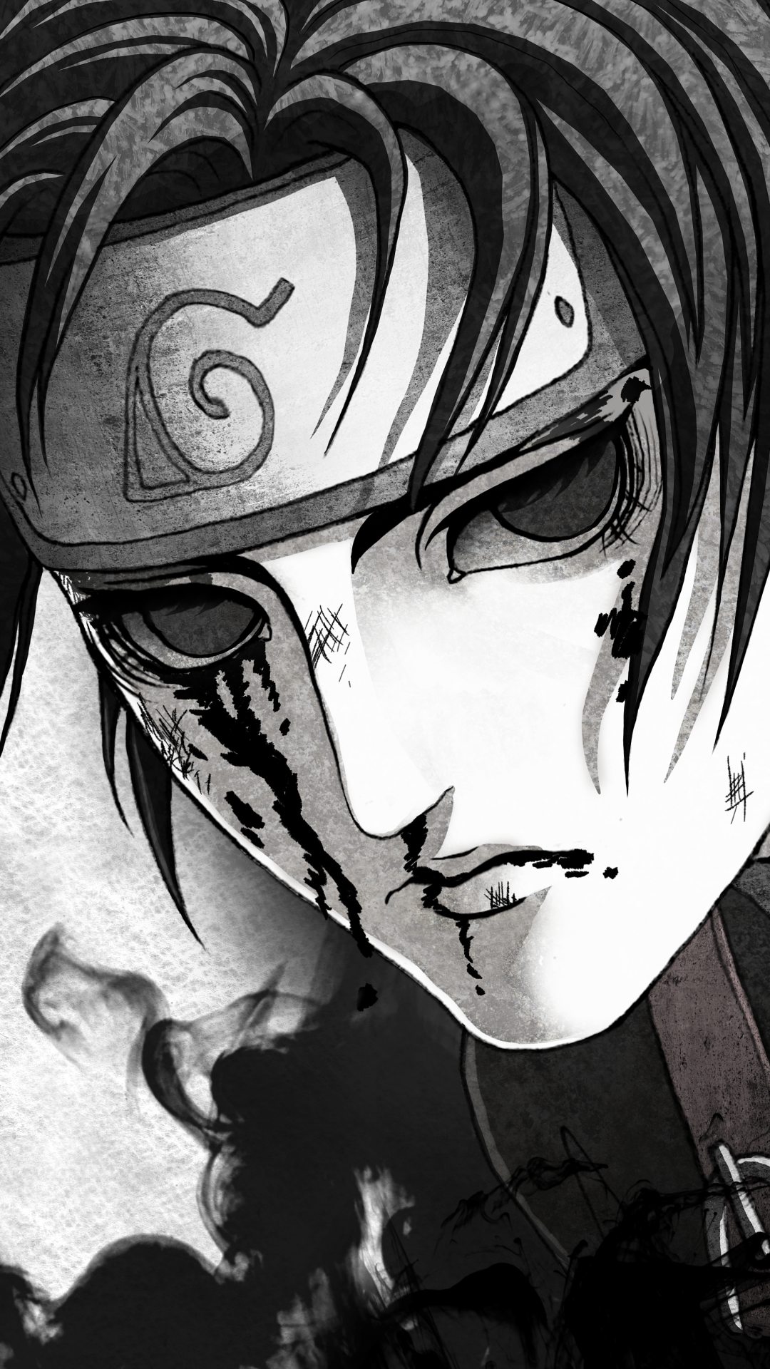 Hình avatar Anime trắng đen chất