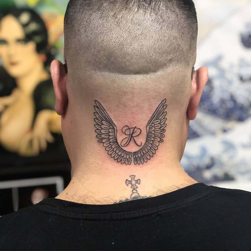 Hình mẫu tattoo sau gáy ngầu nhất