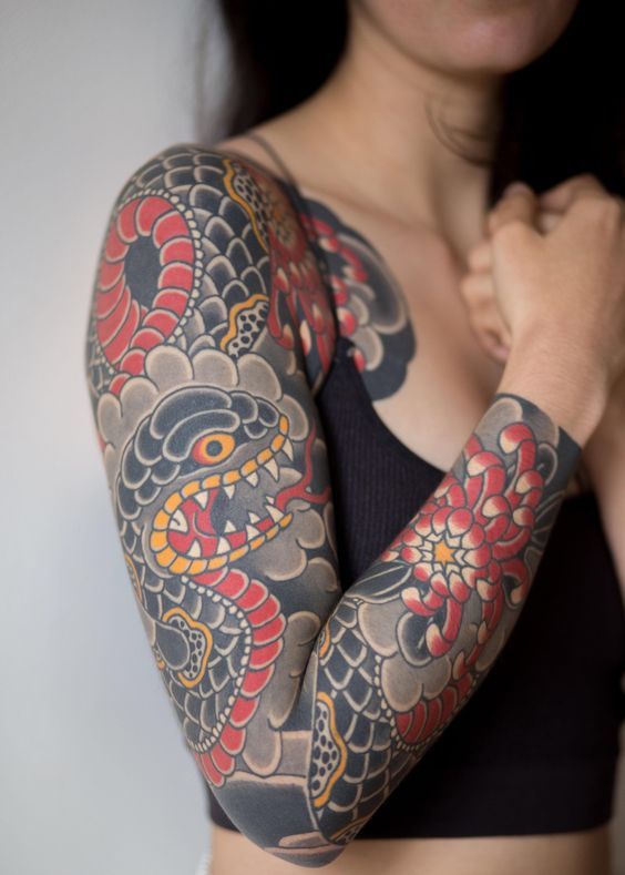 Mẫu tattoo kín tay siêu độc đáo