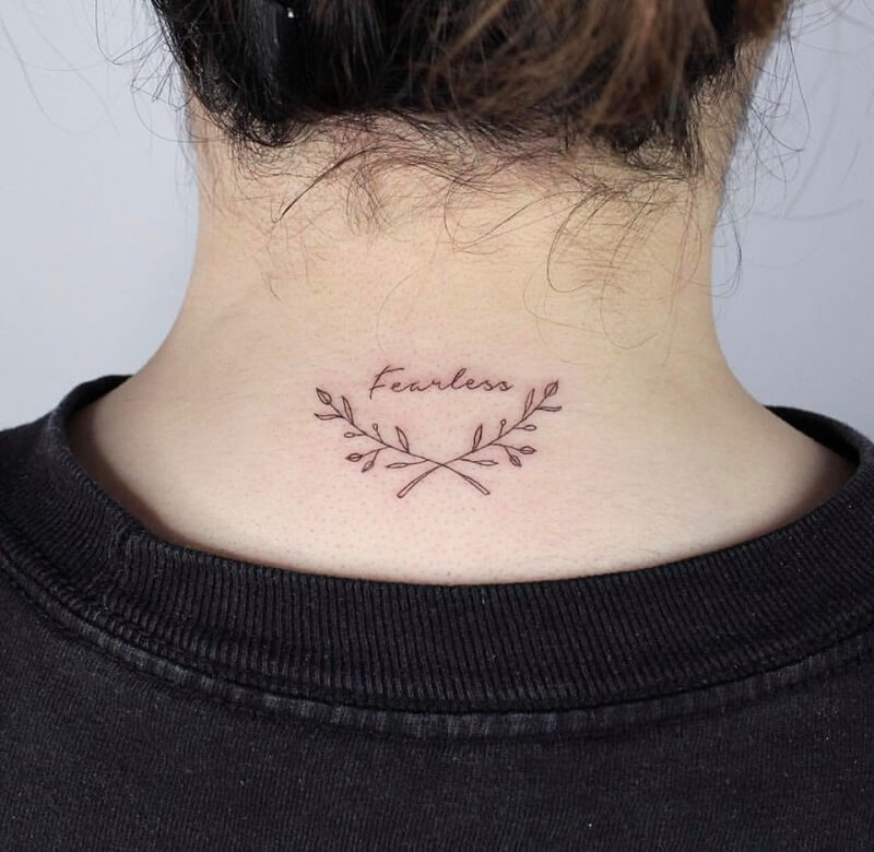 Mẫu tattoo sau gáy độc đáo nhất