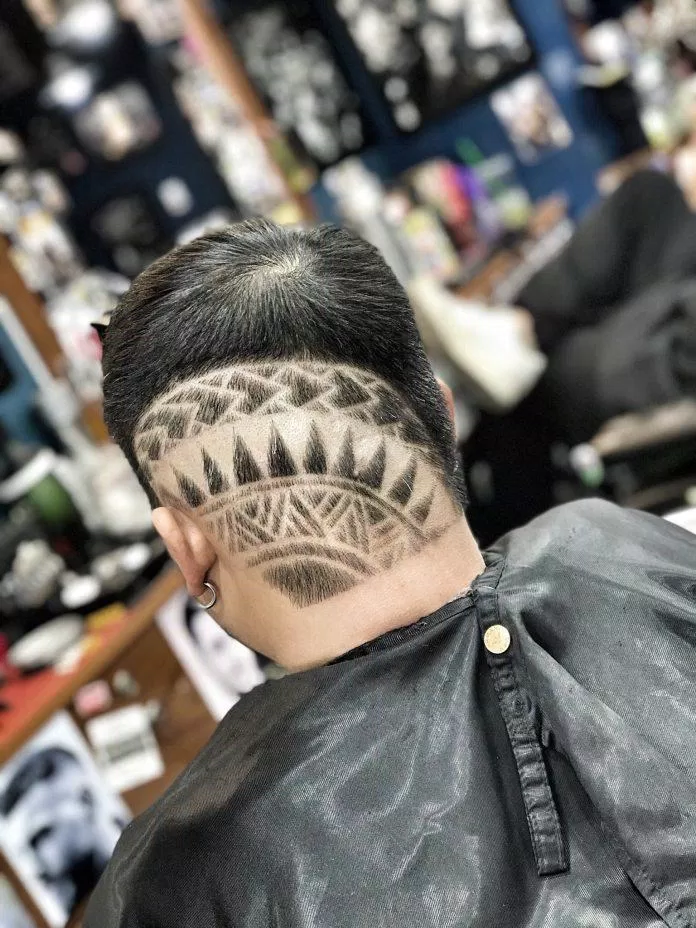 Mẫu Tattoo tóc nam độc đáo, chất