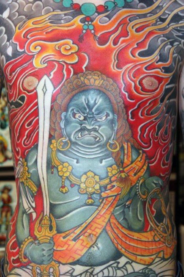 Tattoo Bất Động Minh Vương chất nhất