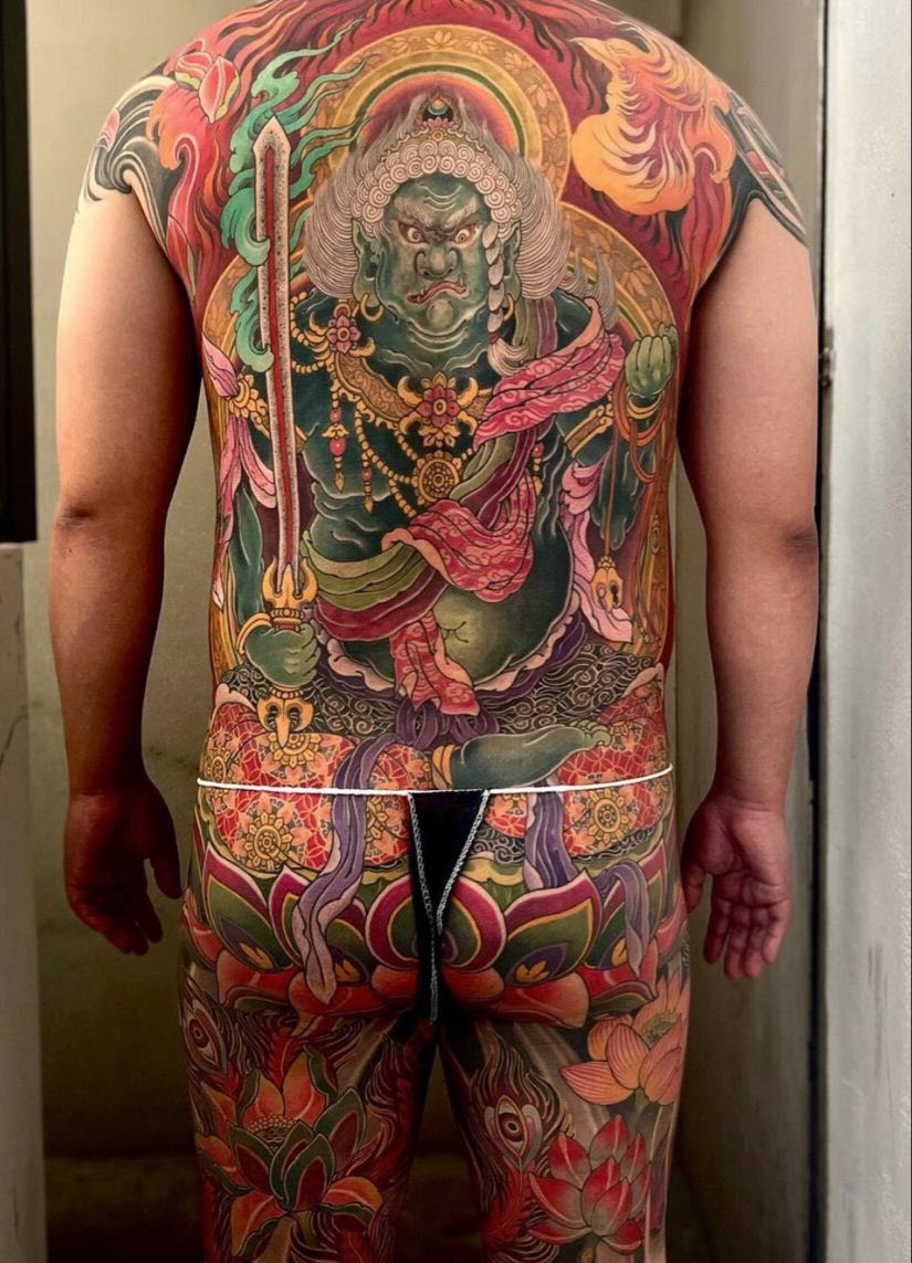 Tattoo Bất Động Minh Vương siêu ngầu