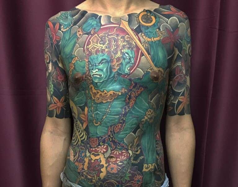 Tattoo Bất Động Minh Vương tuyệt đẹp
