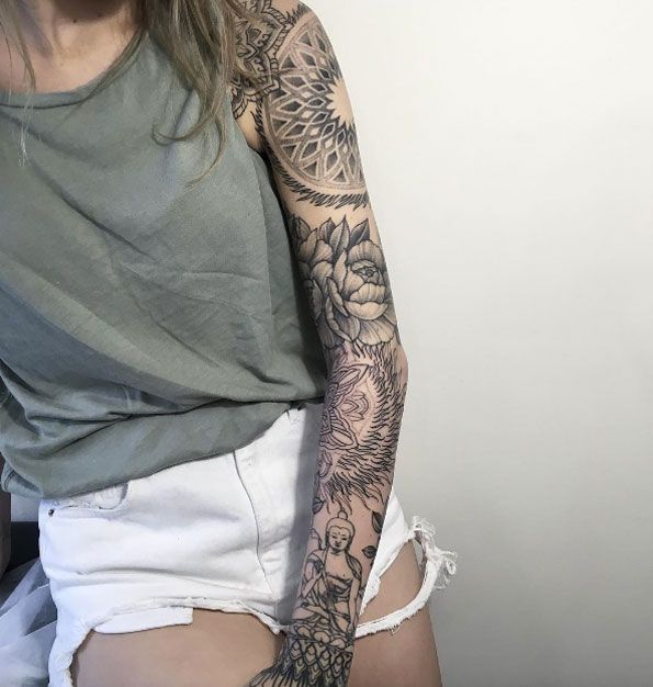 Tattoo kín tay đẹp nhất
