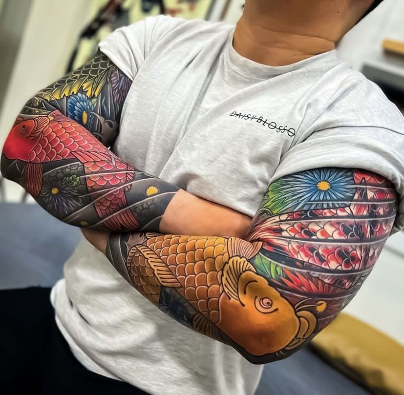 Tattoo kín tay siêu ngầu