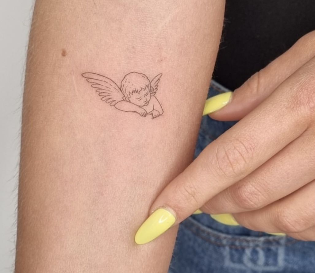 Tattoo thiên thần mini cực đẹp