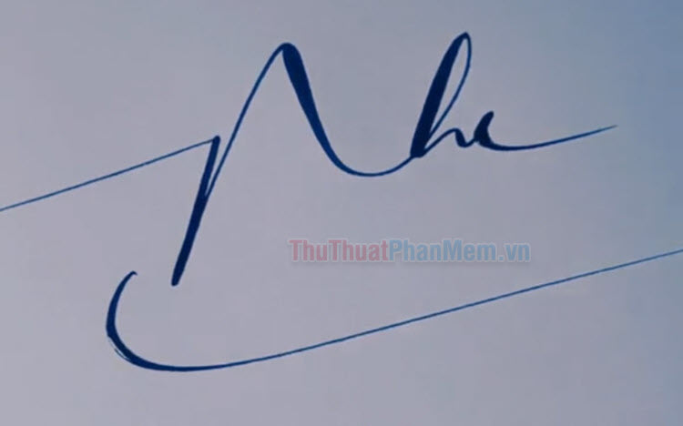Chữ ký đẹp tên Nhi - Mẫu chữ kí tên Nhi đẹp nhất