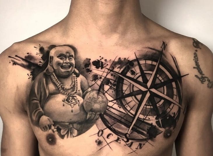 Hình ảnh tatoo phật Di Lặc ý nghĩa
