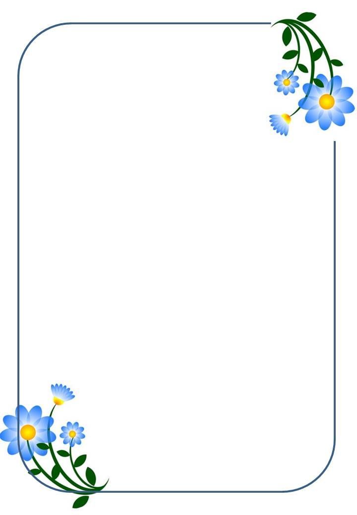 Hình vẽ hoa trang trí góc giấy A4 độc đáo nhất