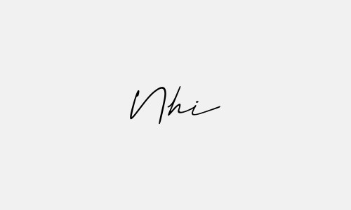 Mẫu chữ ký tên Nhi dễ thương đẹp nhất