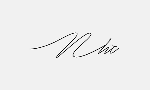 Mẫu chữ ký tên Nhi điệu đà