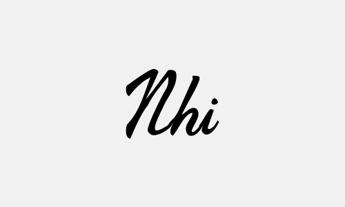 Mẫu chữ ký tên Nhi hợp phong thủy đẹp nhất hiện nay