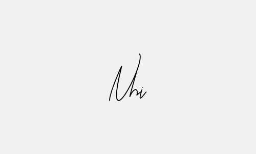 Mẫu chữ ký tên Nhi tuyệt đẹp hợp phong thủy