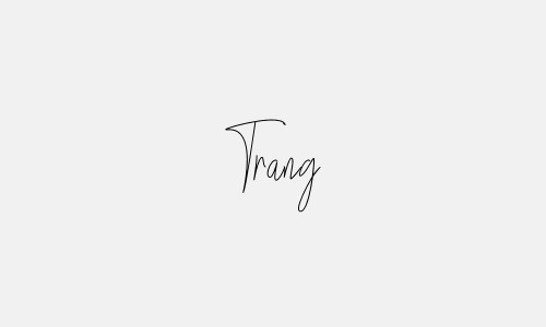 Chữ kí tên Trang đơn giản hợp phong thủy đẹp nhất