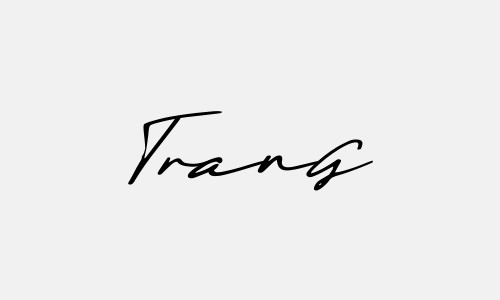 Trang's signature template for the most beautiful girl