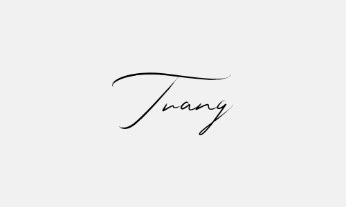 Mẫu chữ kí tên Trang đơn giản đẹp nhất