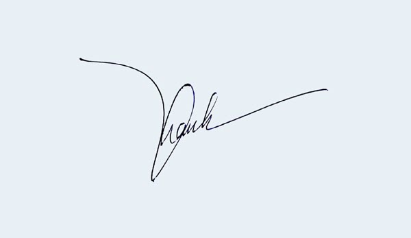 Mẫu chữ ký đẹp tên Thanh viết tay
