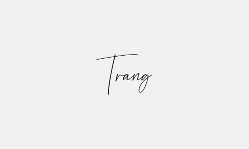 Mẫu chữ ký tên Trang phong thủy