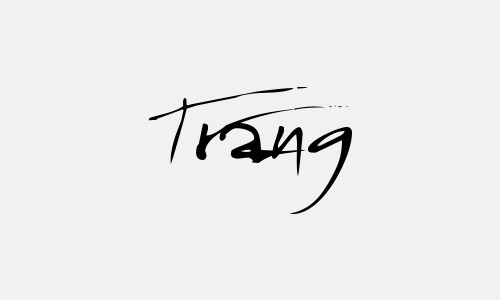 Những mẫu chữ kí tên Trang tuyệt đẹp