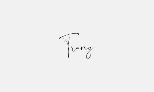 Những mẫu chữ ký tên Trang đơn giản mà đẹp