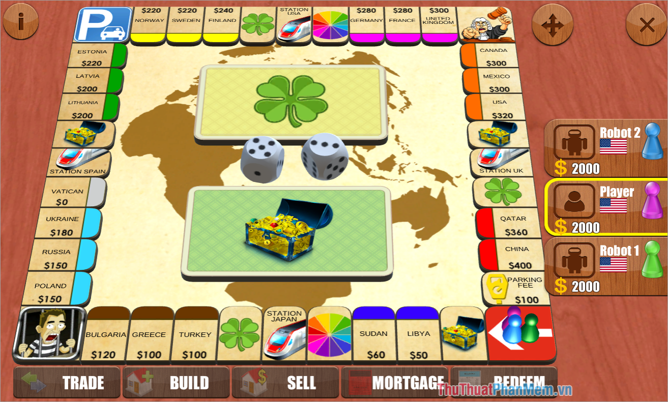 Monopoly – Game cờ tỉ phú Online