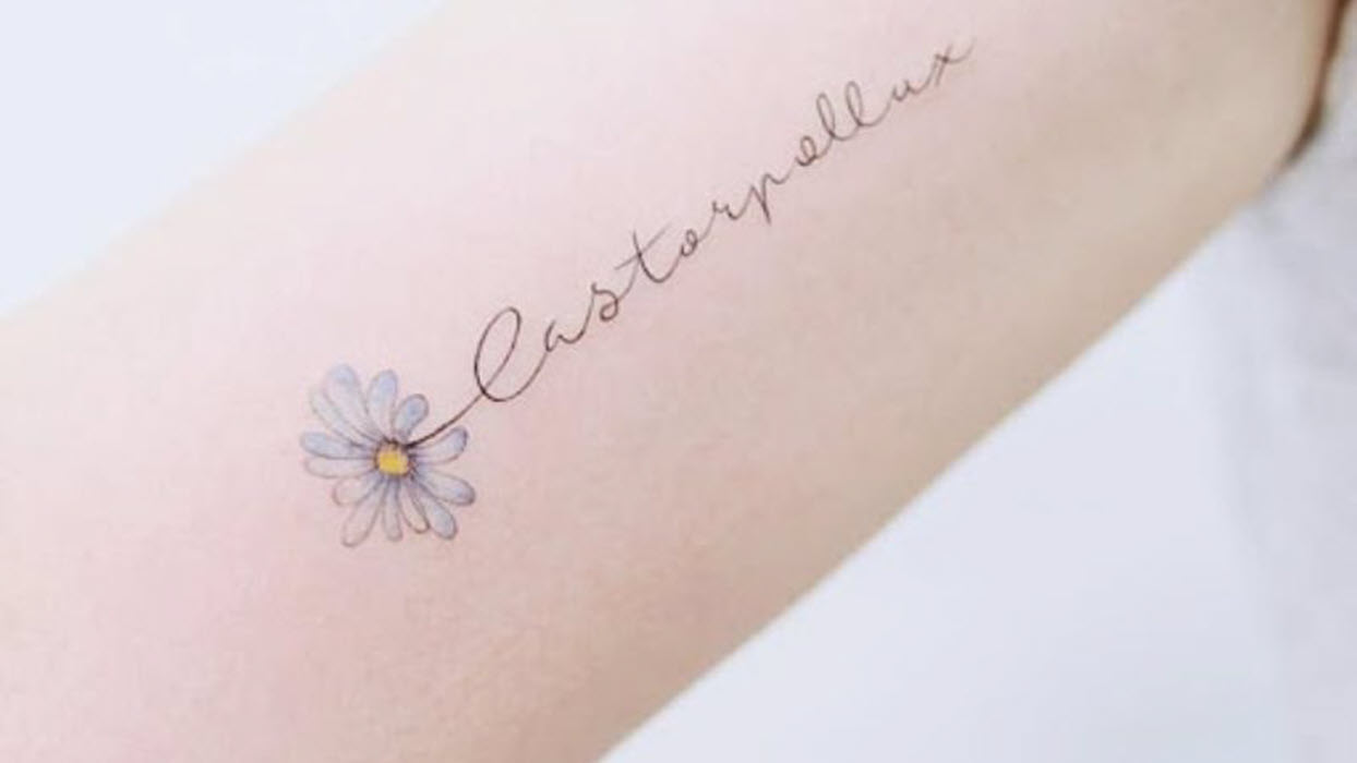 Mẫu tattoo chữ cho nữ cực chất