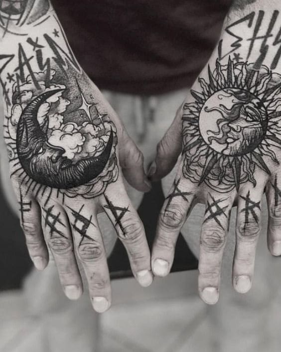 Tattoo mu bàn tay đẹp