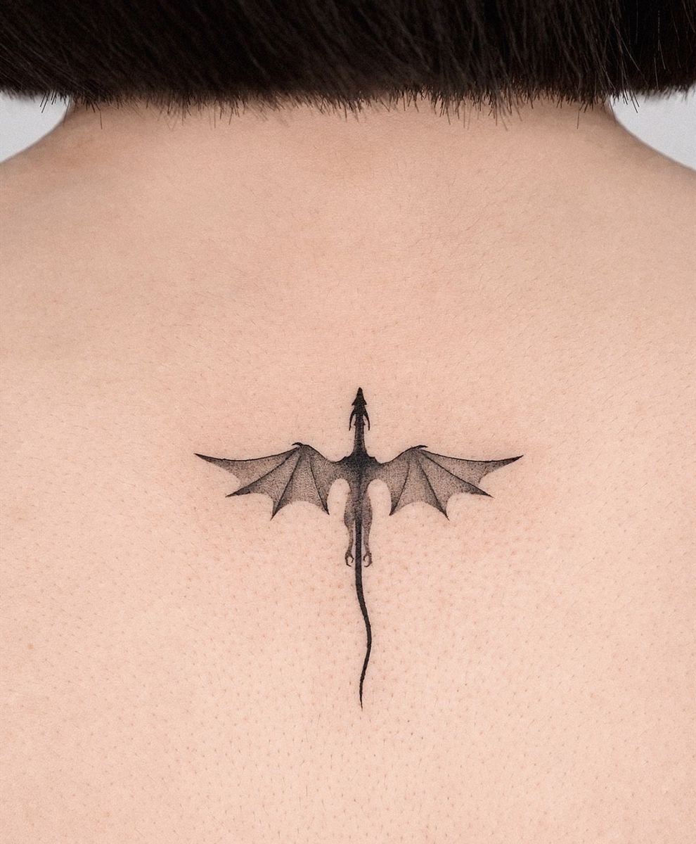 Ảnh tatoo rồng mini đẹp