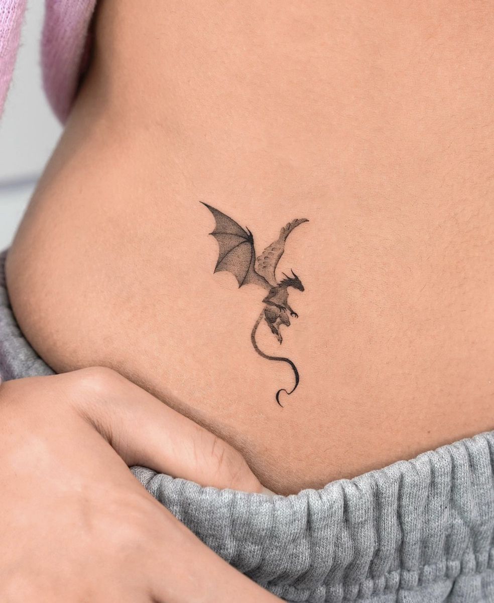 Hình ảnh tatoo rồng mini đẹp nhất