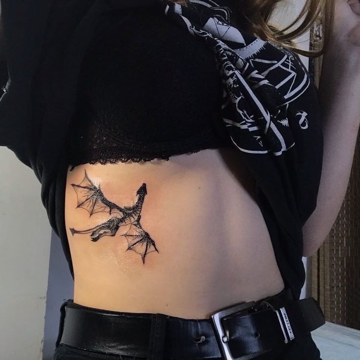 Hình ảnh tatoo rồng mini đẹp