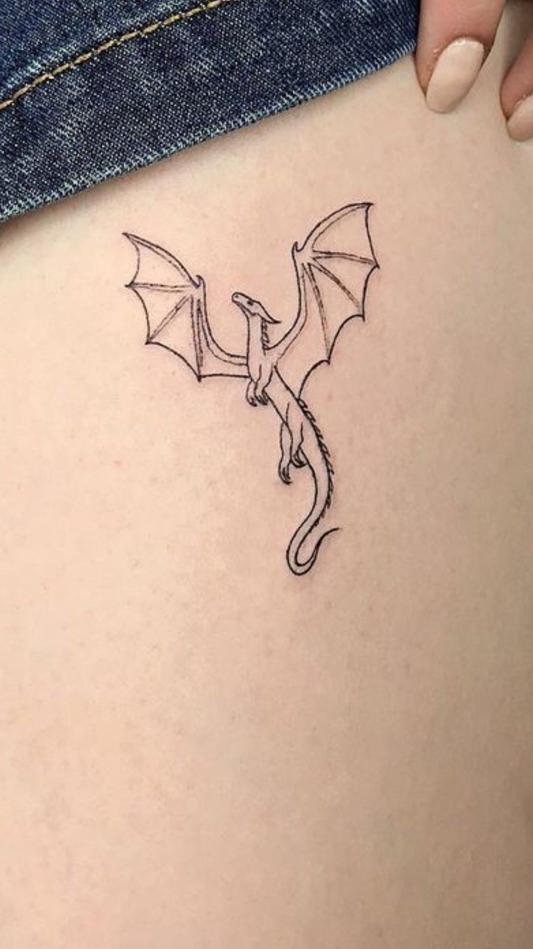 Hình tatoo rồng mini siêu đẹp