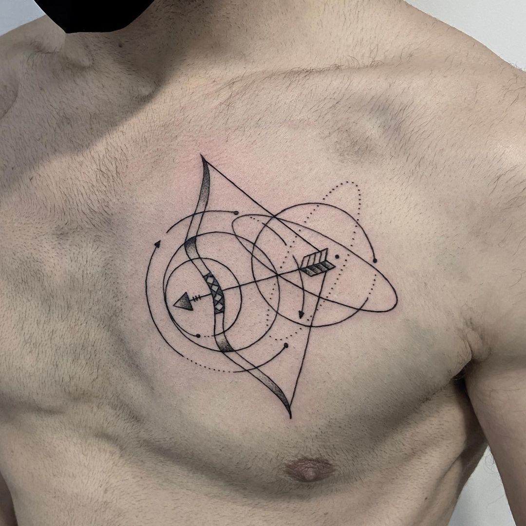 Hình xăm tattoo Sagittarius