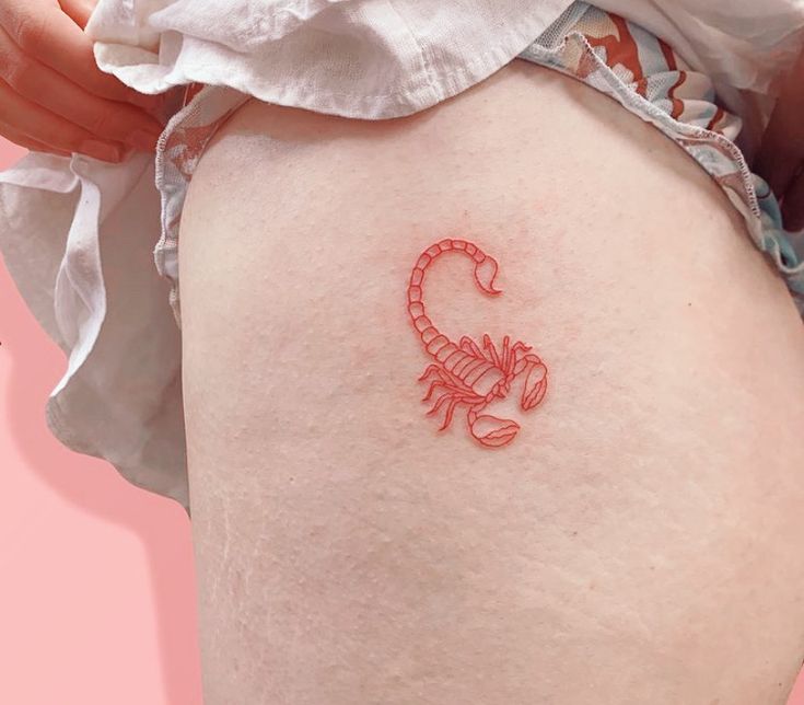 Mẫu hình xăm tattoo cung Bọ Cạp ý nghĩa đẹp nhất
