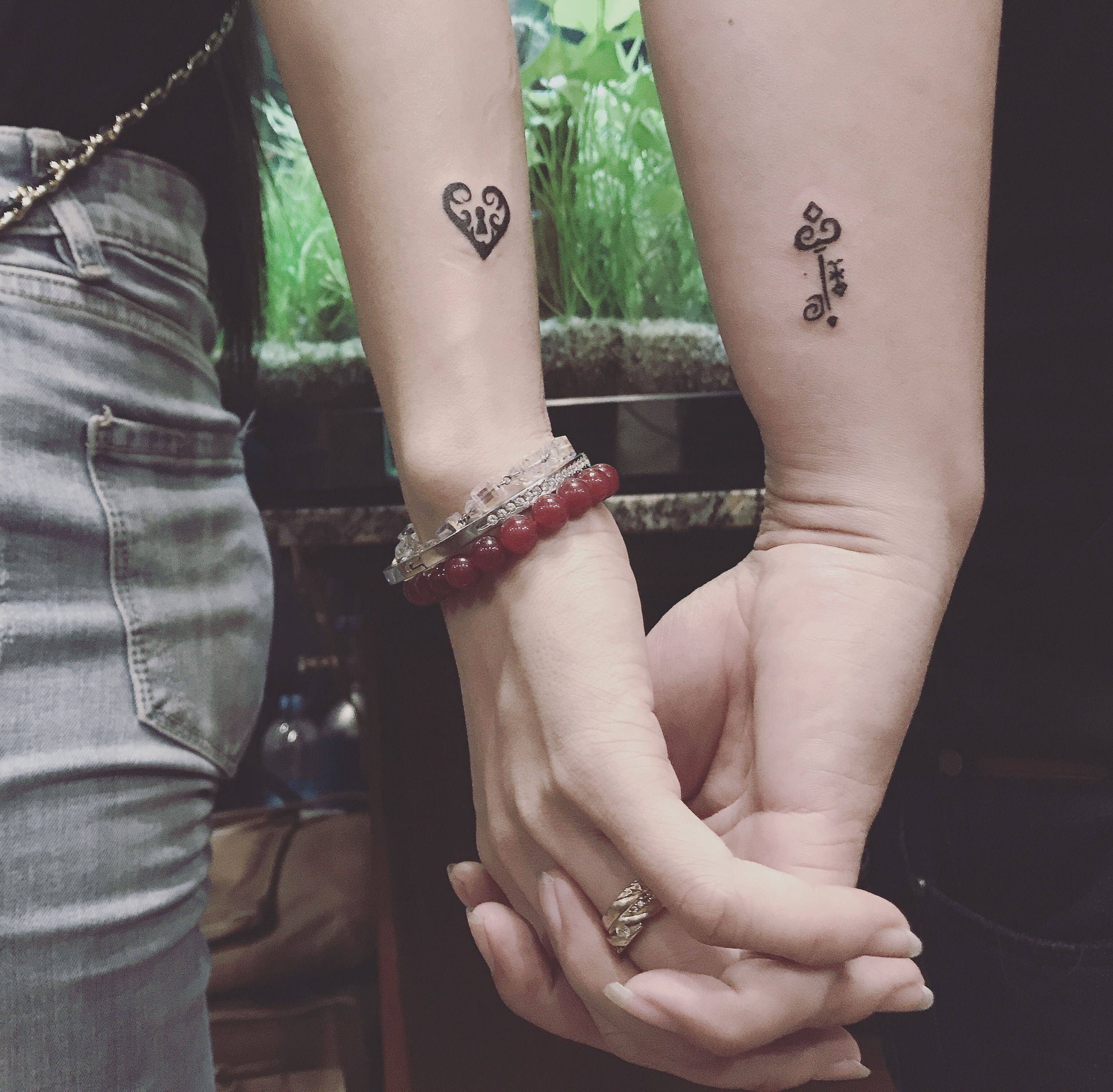 Hình tattoo mini dành cho cặp đôi