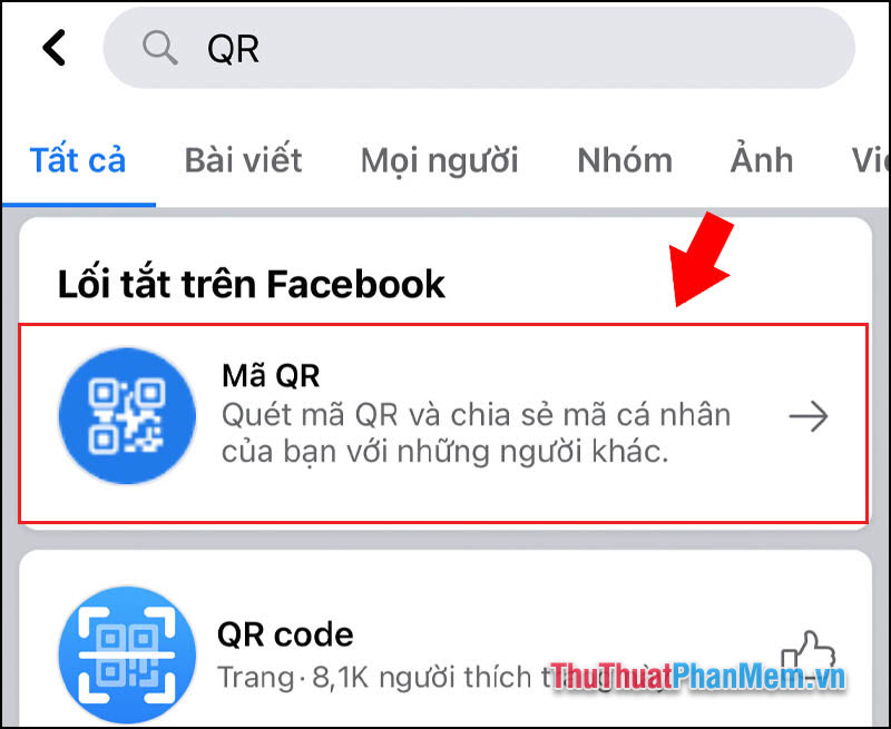 Cách tạo mã QR Facebook đơn giản