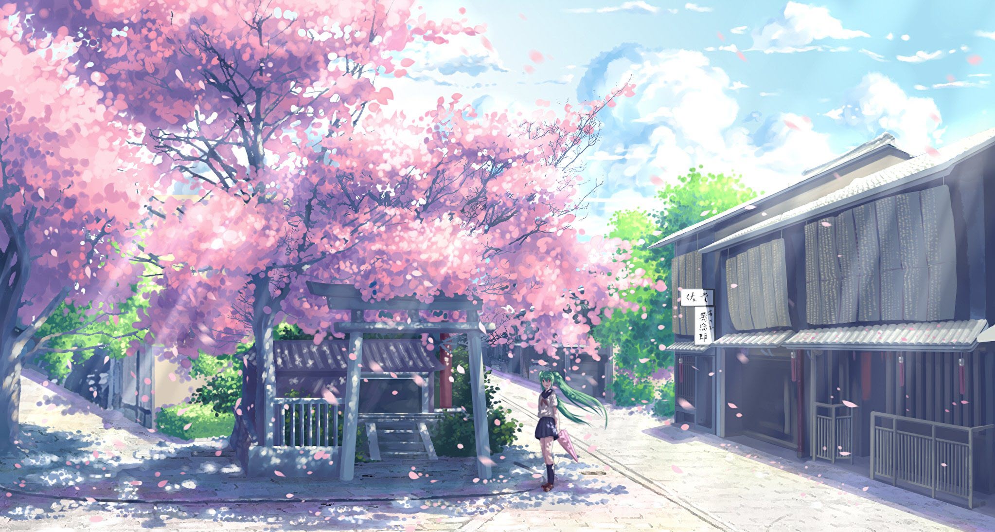 Hình Anime phong cảnh đẹp