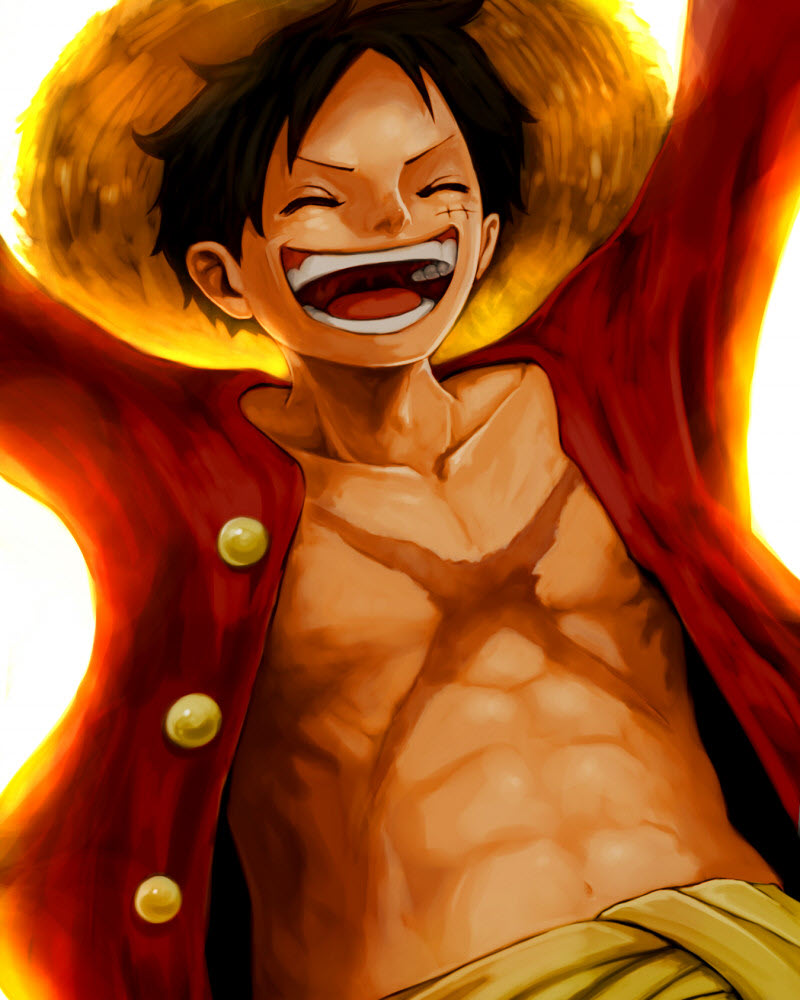 Ảnh Luffy cười cute