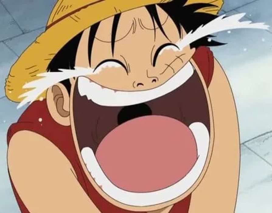 Ảnh Luffy cười siêu dễ thương